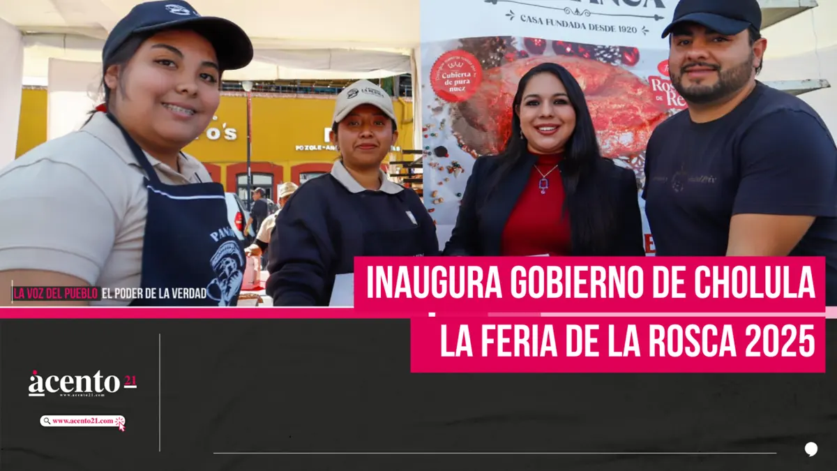 Inaugura Gobierno de Cholula la Feria de la Rosca 2025