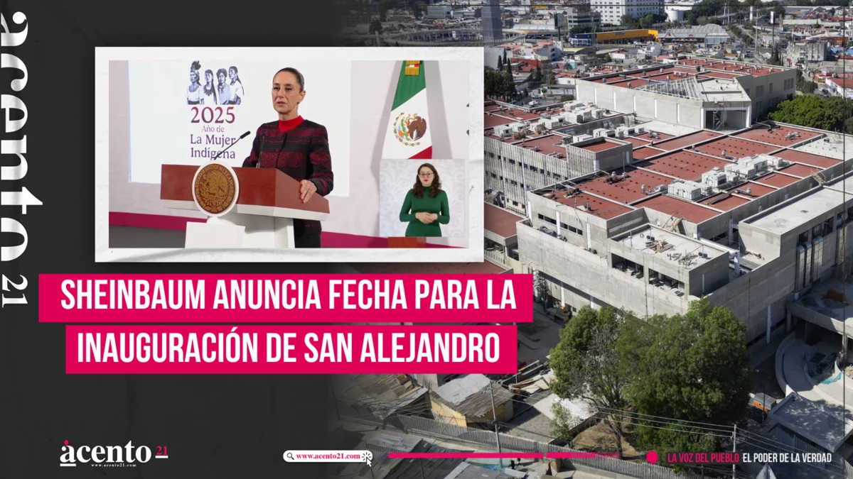 Sheinbaum anuncia fecha para la inauguración del Hospital San Alejandro