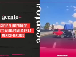 Así fue el intento de asalto a una familia en la México-Texcoco