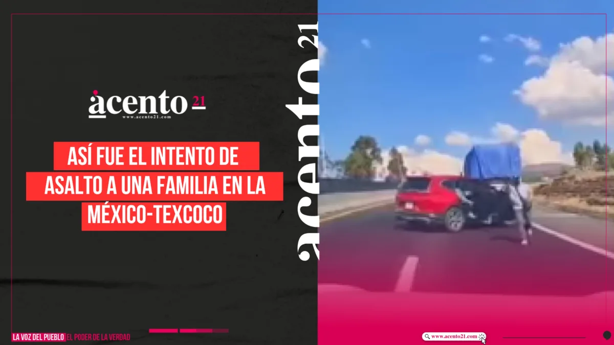 Así fue el intento de asalto a una familia en la México-Texcoco