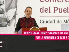 Respuesta a Trump y avances en vivienda, así fue la mañanera de este 8 de enero