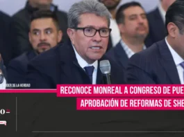 Reconoce Monreal a Congreso de Puebla por aprobación de reformas de Sheinbaum