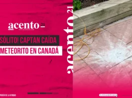 ¡Insólito! Captan caída de meteorito en Canadá