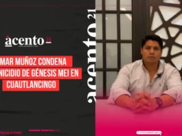 Omar Muñoz condena feminicidio de Génesis en Cuautlancingo