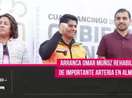 Arranca Omar Muñoz rehabilitación de importante arteria en San Lorenzo Almecatla