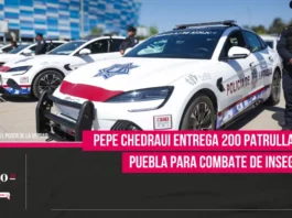 Pepe Chedraui entrega 200 patrullas a SSC Puebla para combate de inseguridad