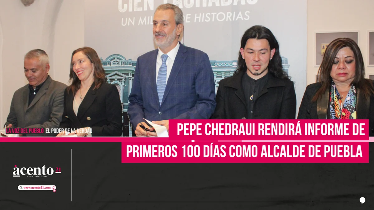 Pepe Chedraui rendirá informe de primeros 100 días como alcalde de Puebla