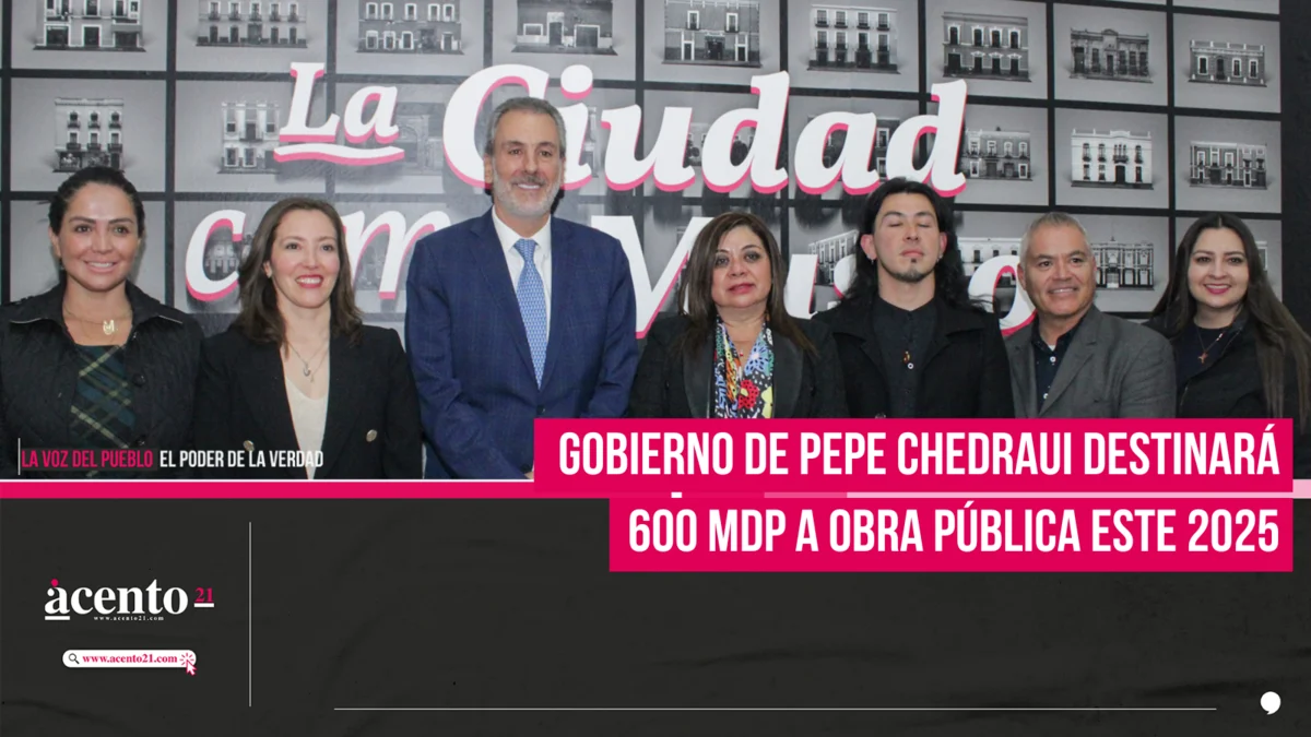 Gobierno de Pepe Chedraui destinará 600 mdp a obra pública este 2025