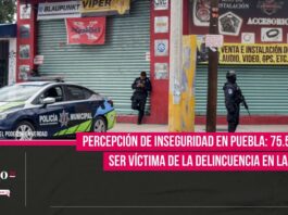 Percepción de inseguridad en Puebla: 75.5% teme ser víctima de la delincuencia en la capital