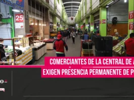 Comerciantes piden más seguridad con policías permanentes en Central de Abasto