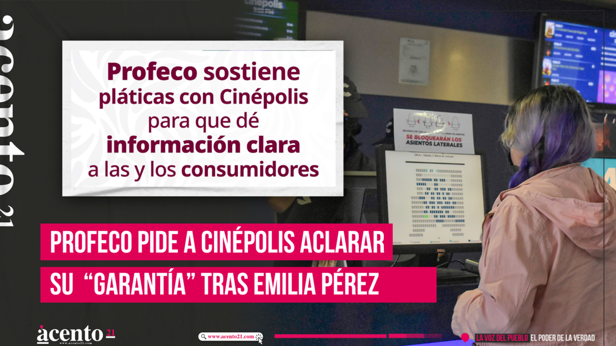 Profeco pide a Cinépolis