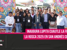 Inaugura Lupita Cuautle la Feria de la Rosca 2025 en San Andrés Cholula