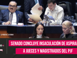 Senado concluye insaculación de magistrados y jueces