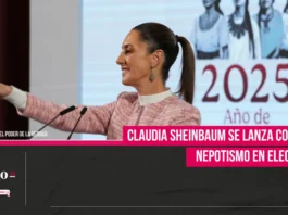 Claudia Sheinbaum se lanza contra el nepotismo en elecciones