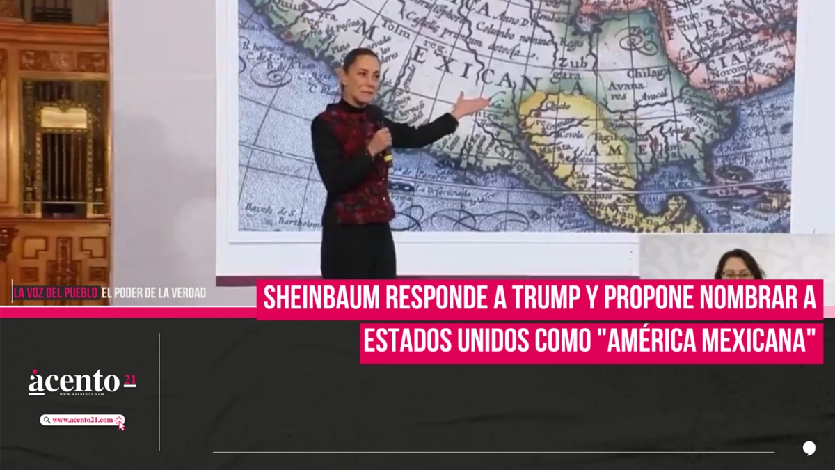 Sheinbaum responde a Trump y propone nombrar a Estados Unidos como 