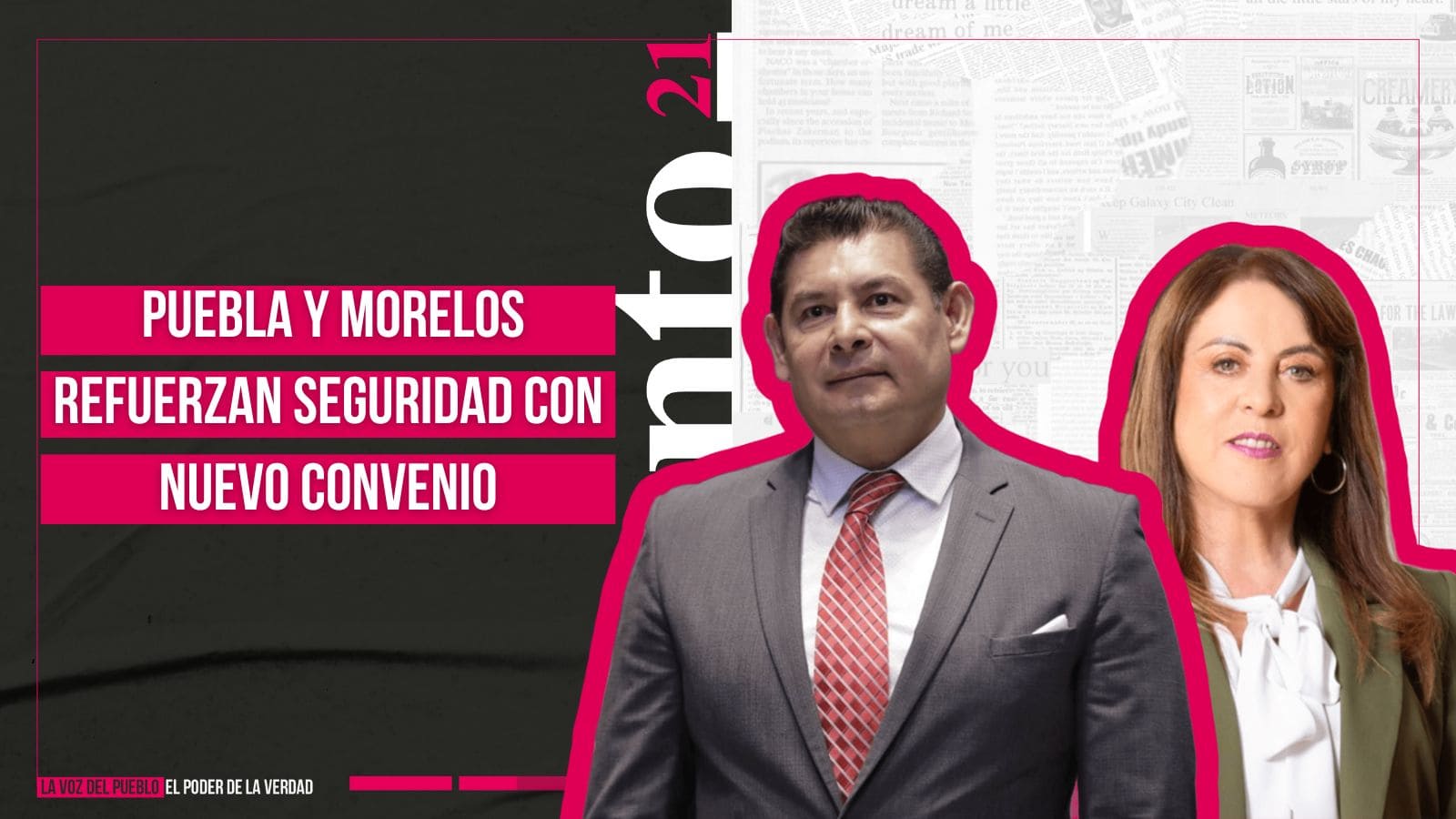 Gobiernos de Puebla y Morelos firmarán convenio de seguridad para