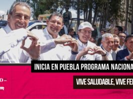 Inicia en Puebla programa nacional Vive Saludable, Vive Feliz