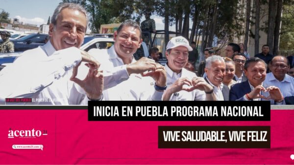 Inicia en Puebla programa nacional Vive Saludable, Vive Feliz