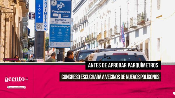 Antes de aprobar parquímetros, Congreso escuchará a vecinos de los nuevos polígonos