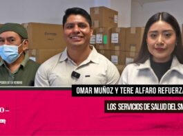 Omar Muñoz y Tere Alfaro refuerzan los servicios de salud del SMDIF