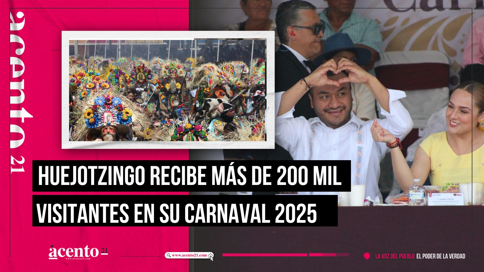 Huejotzingo recibe a más de 200 mil visitantes y genera más de 46 millones de pesos en su carnaval 2025