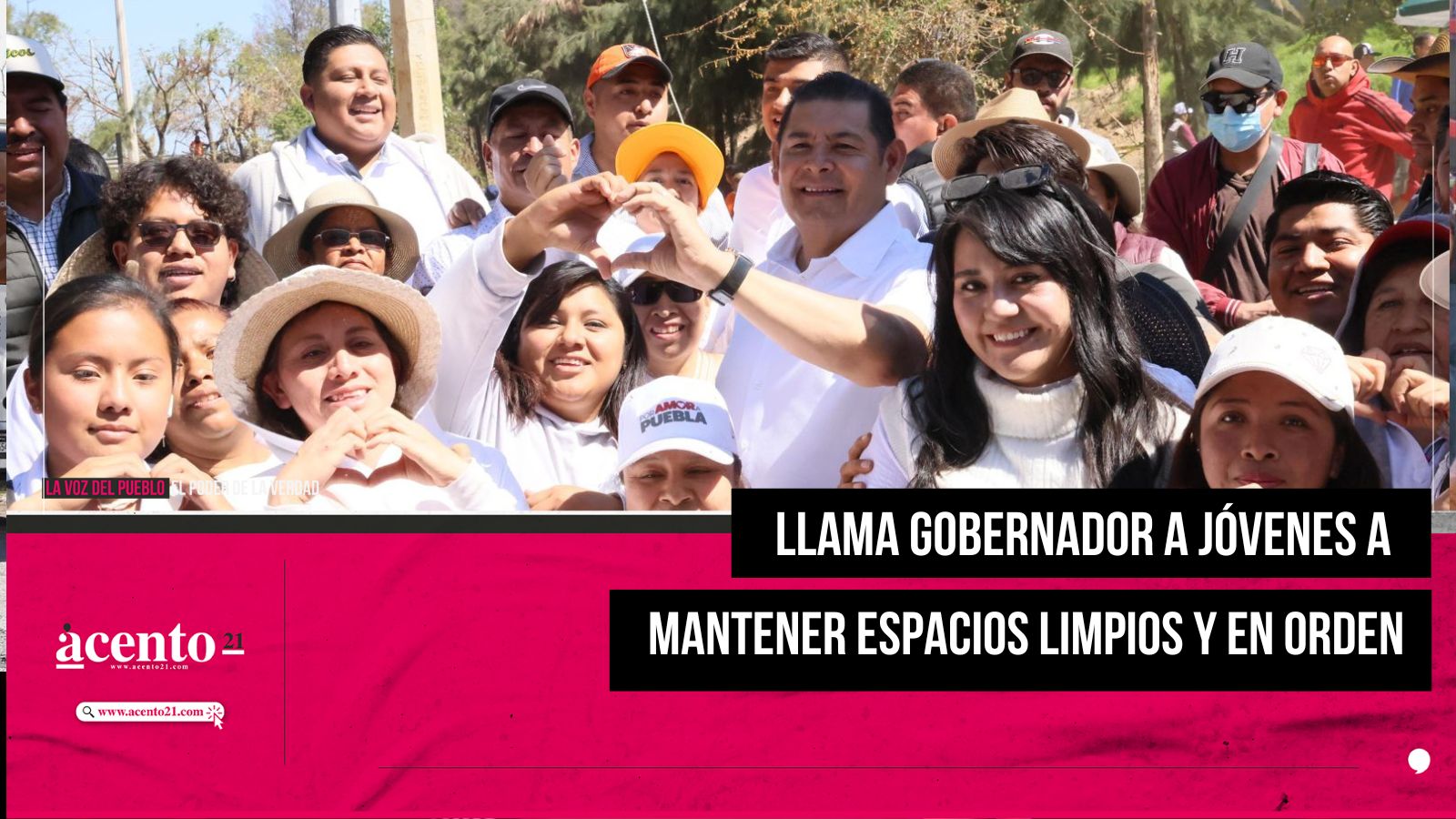 Llama Gobernador a jóvenes a mantener espacios limpios y en orden