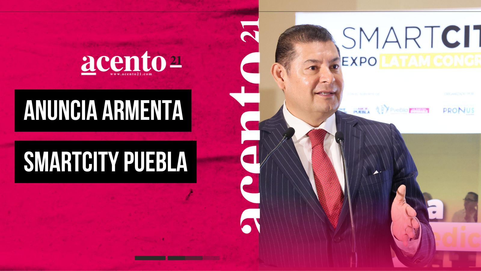 Anuncia Alejandro Armenta décima edición de SMART City en Puebla