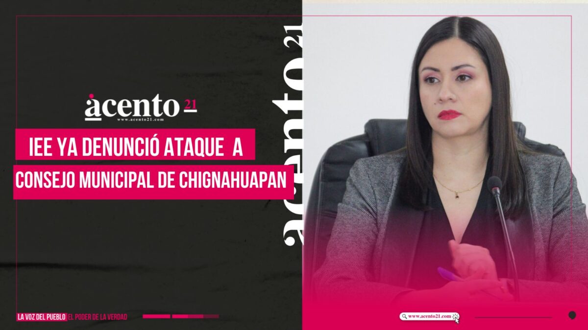 IEE ya denunció ataque a consejo municipal de Chignahuapan; no se perdió paquetería electoral