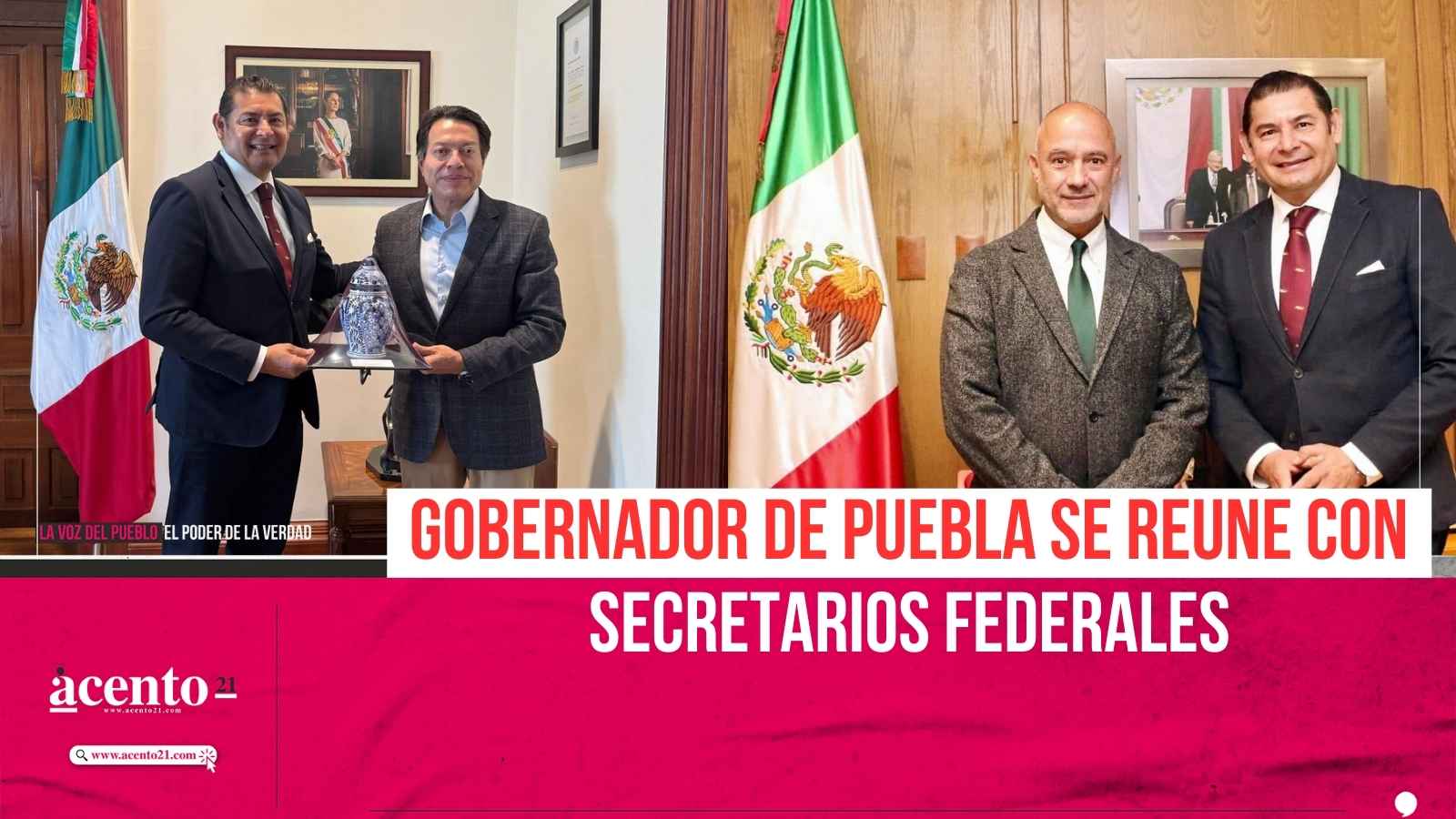 Armenta se reúne con titulares de SICT y Educación federal