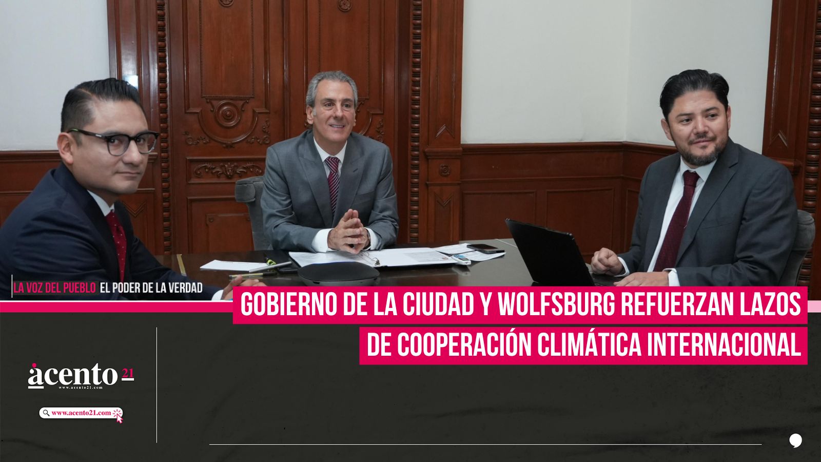 Gobierno de la Ciudad y Wolfsburg refuerzan lazos de cooperación climática internacional