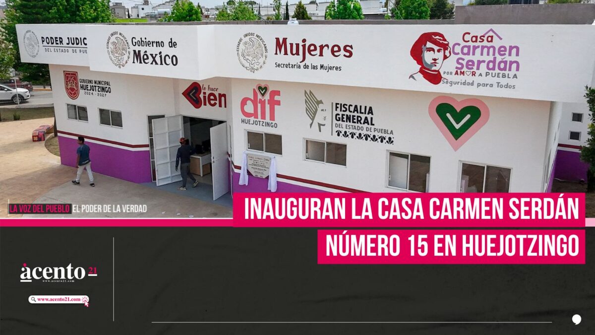 Inauguran la Casa Carmen Serdán número 15 en Huejotzingo