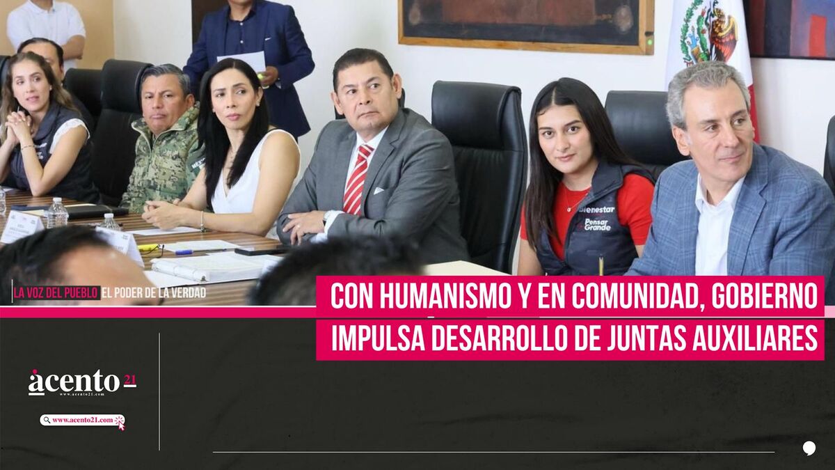 Con humanismo y en comunidad, Gobierno impulsa desarrollo de juntas auxiliares Con humanismo y en comunidad, Gobierno impulsa desarrollo de juntas auxiliares