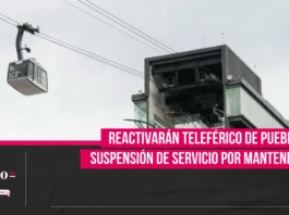 Reactivarán Teleférico de Puebla tras suspensión de servicio por mantenimiento