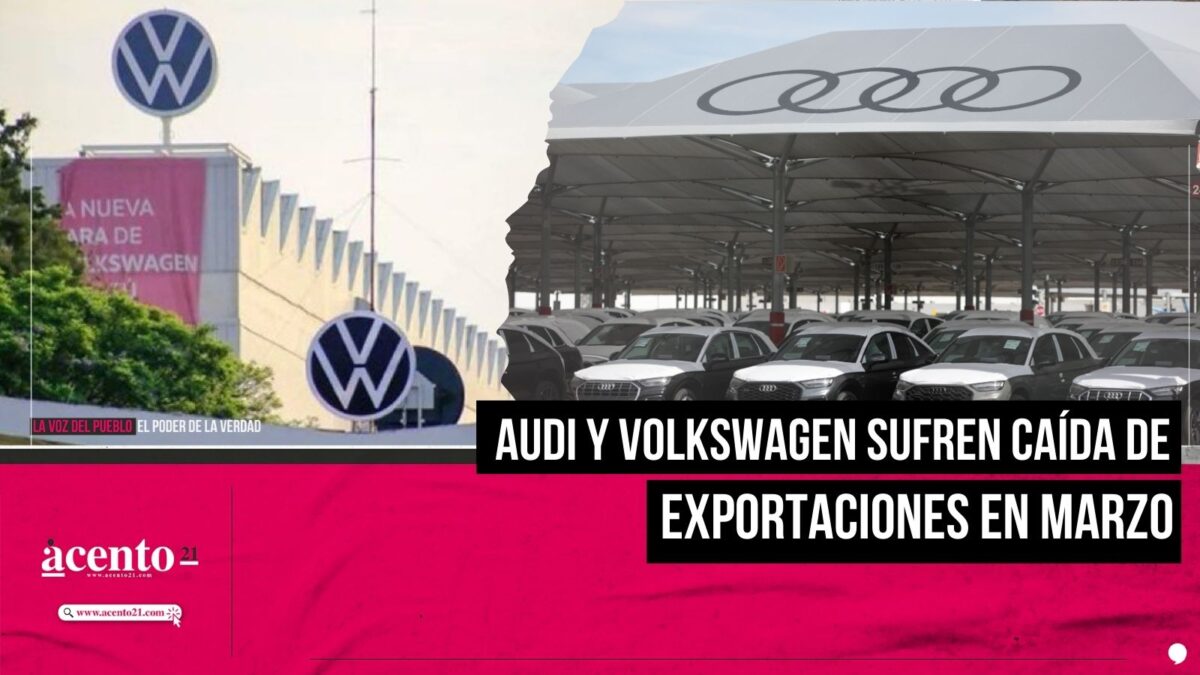 Audi y Volkswagen sufren caída de exportaciones en marzo