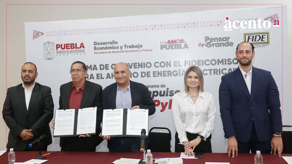 Presentan fideicomiso para ahorro de energía en MIPyMES en Puebla