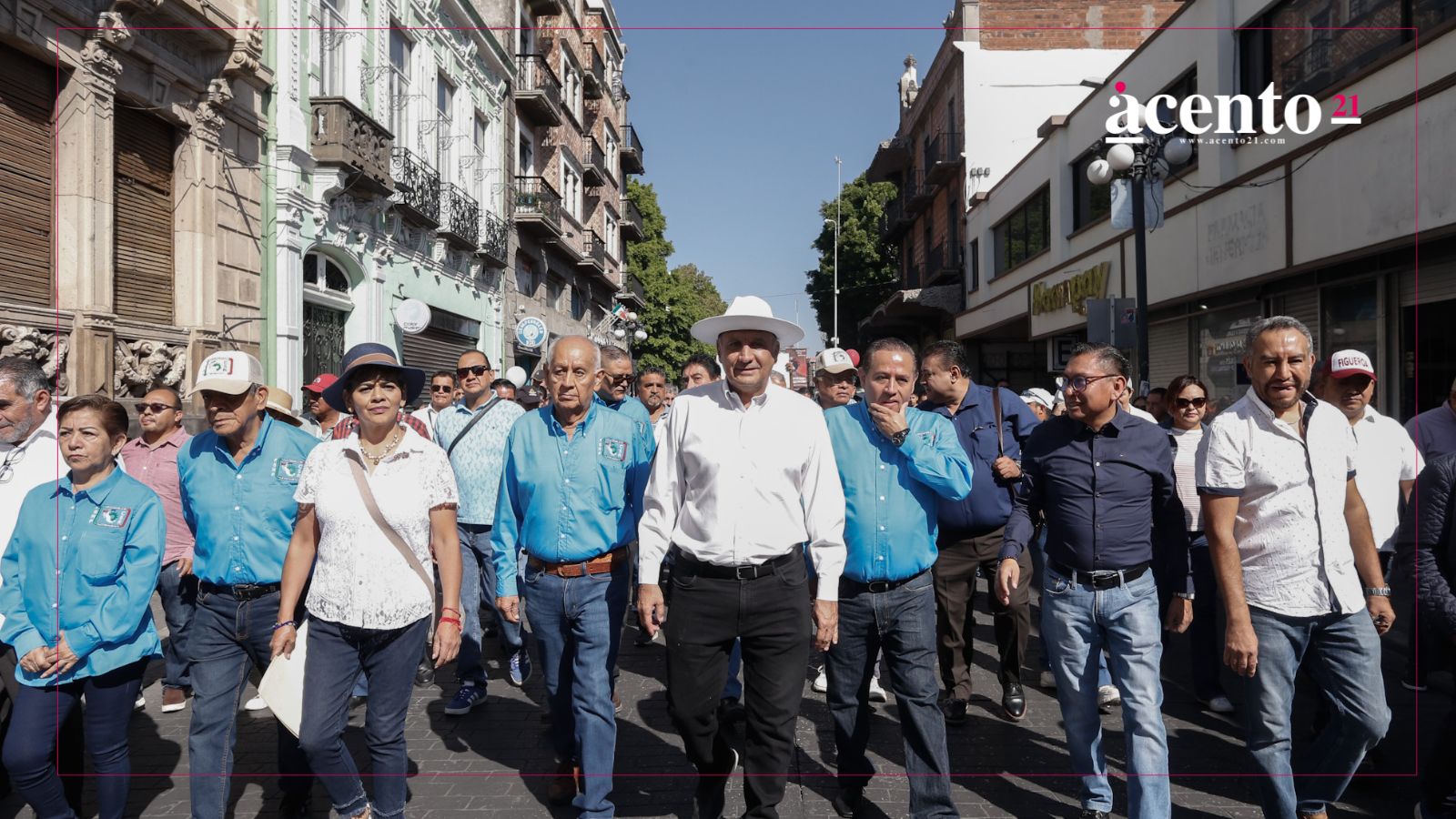 Día del Trabajo Sindicatos marchan en Puebla para exigir mejoras en sus derechos