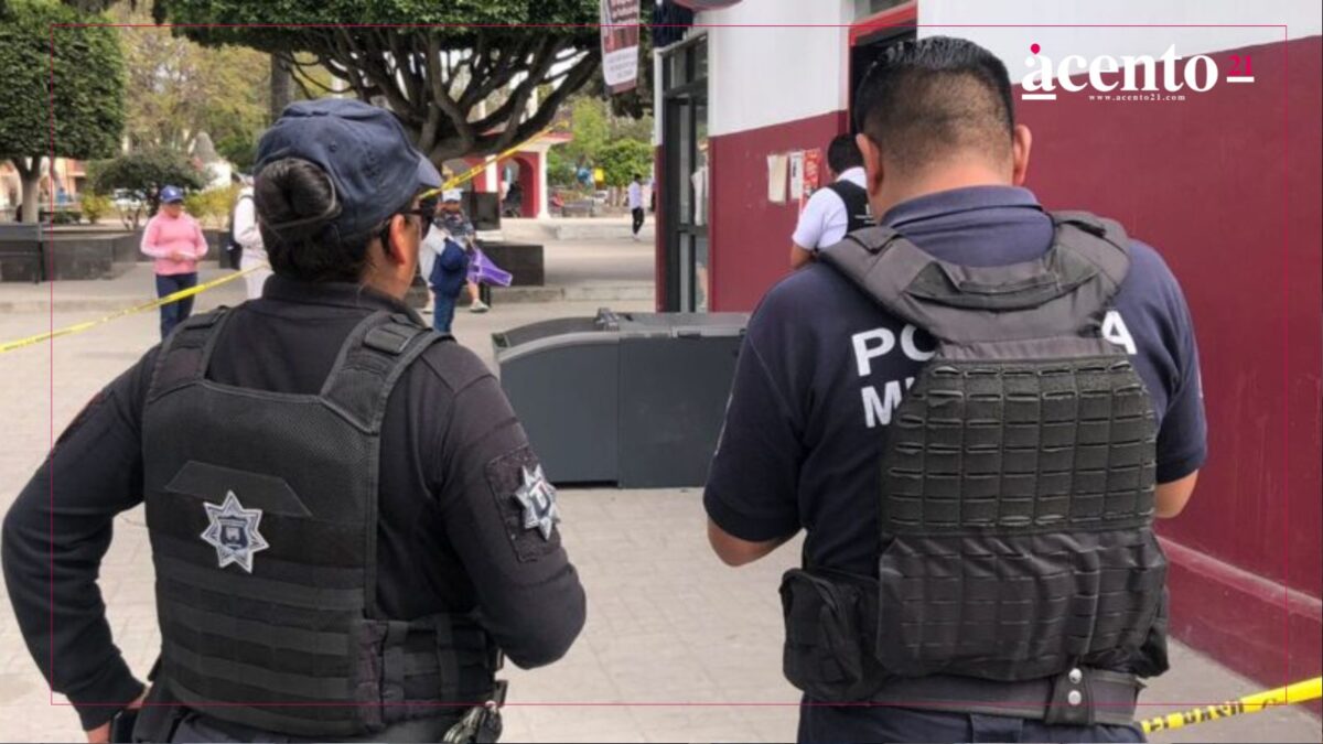 En Amozoc sujeto ebrio arroja piedra en la cabeza a una mujer