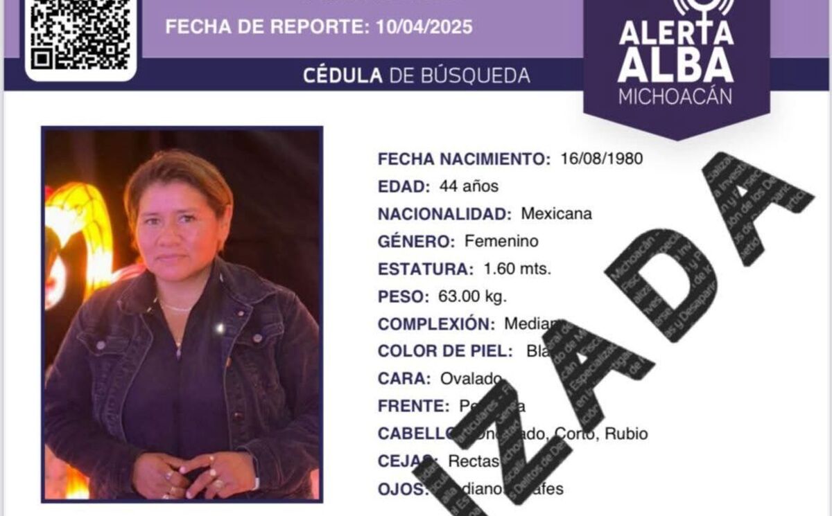 Poblana con reporte de desaparecida es localizada muerta en Michoacán