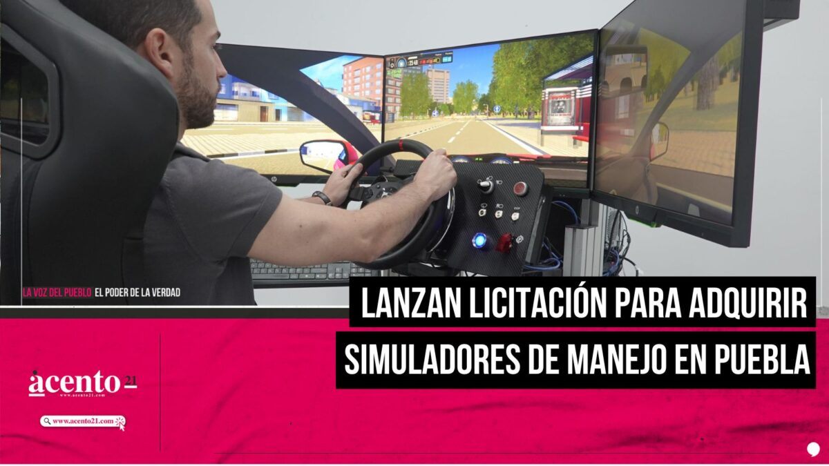 Lanzan licitación para adquirir simuladores de manejo en Puebla para otorgar licencias de conducir