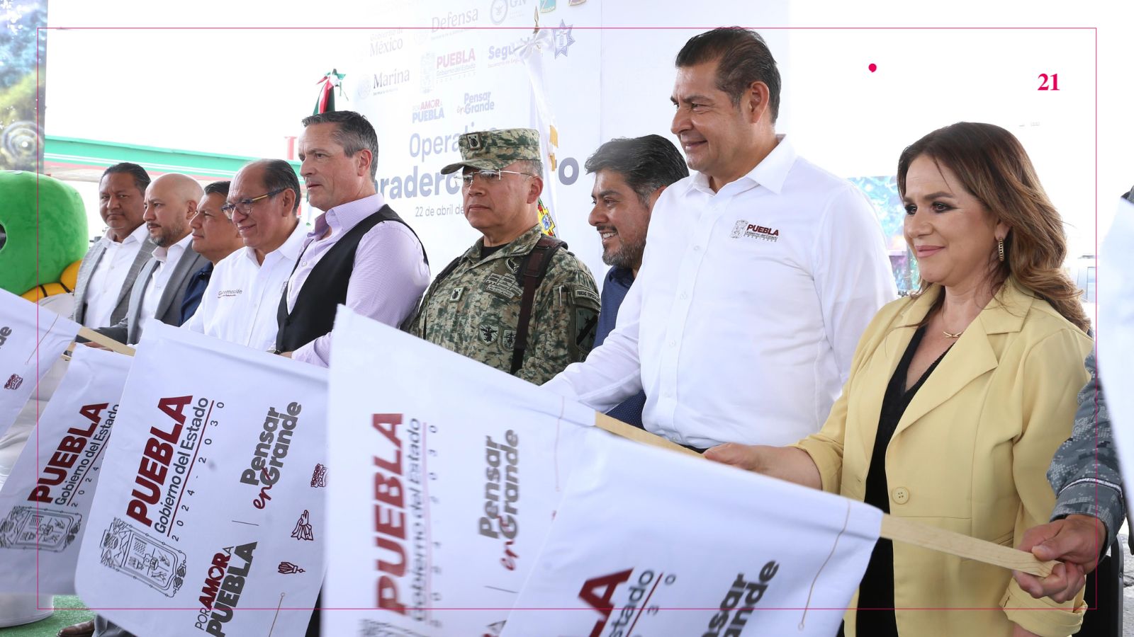 Operativo Coordinado para proteger a familias y transportistas en carreteras de Puebla