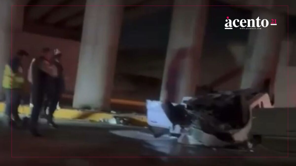 Aparatoso accidente termina con heridos en la Atlixcáyotl