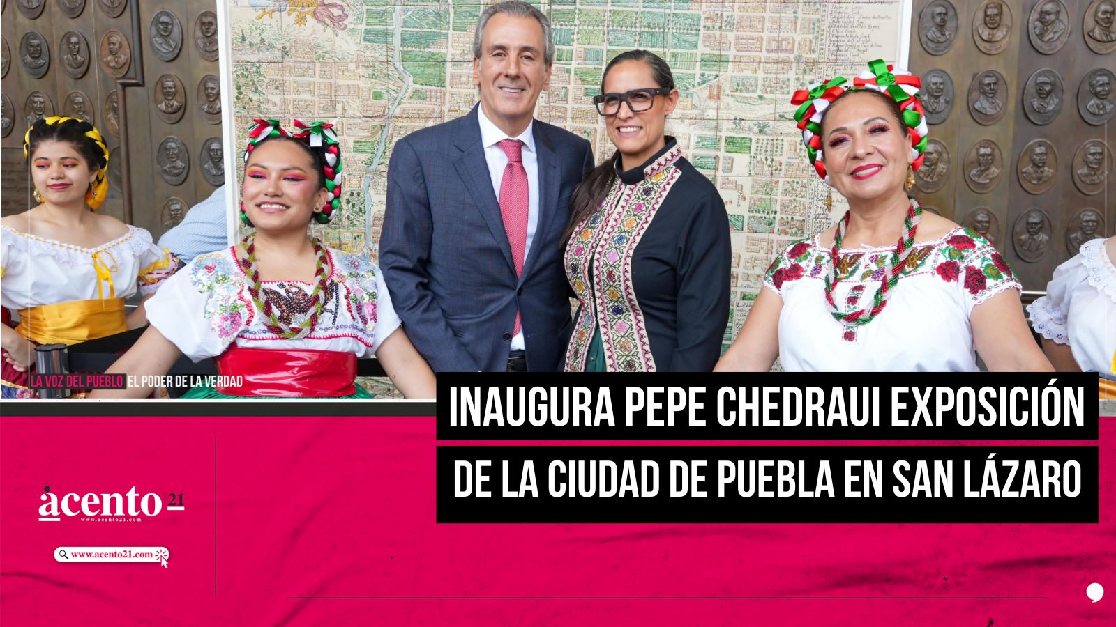 Inaugura Pepe Chedraui exposición de la Ciudad de Puebla en San Lázaro