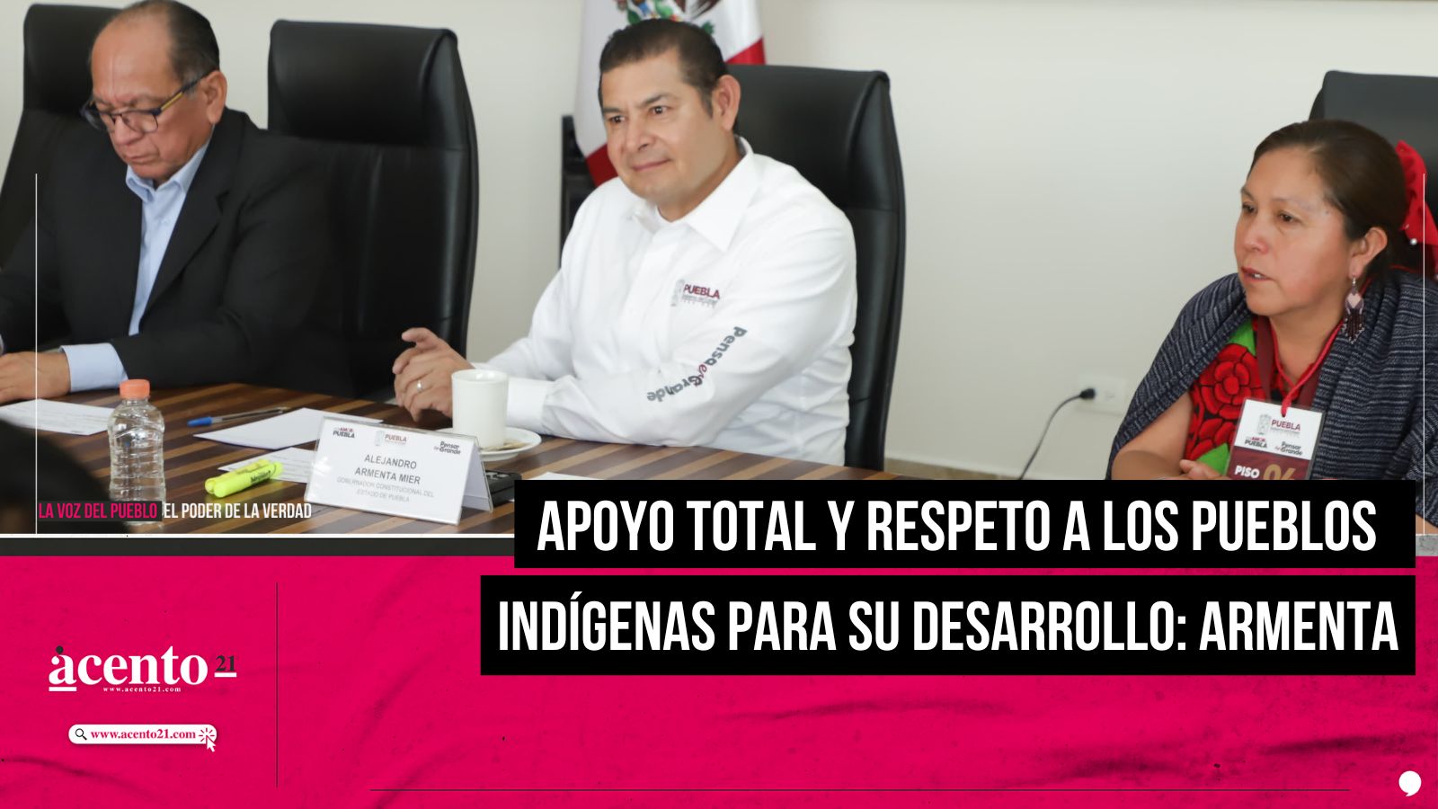 Apoyo total y respeto a los Pueblos Indígenas para su desarrollo: Armenta
