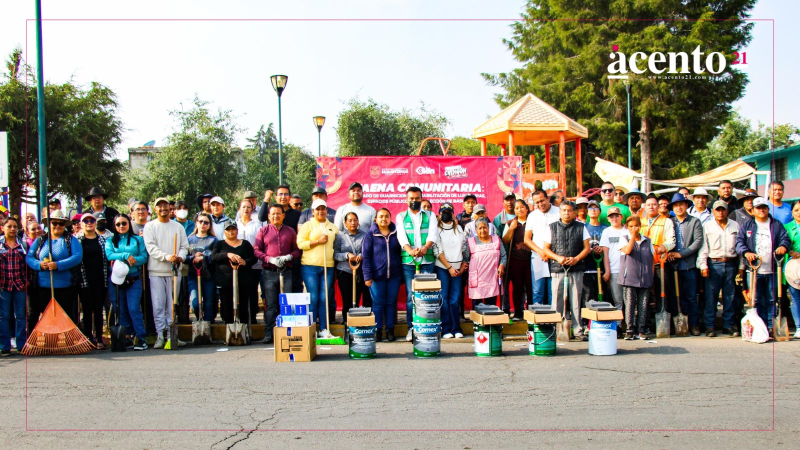 PROGRAMA “PONGÁMOSLO CHINGÓN ENTRE TODAS Y TODOS” TRANSFORMA LA COLONIA SANTA BÁRBARA EN HUEJOTZINGO
