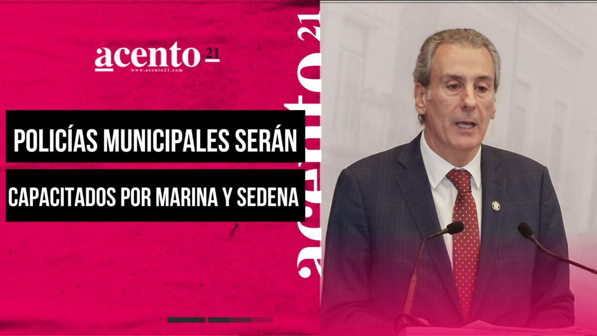 Policías municipales de Puebla serán capacitados por la Marina y Sedena para reforzar seguridad
