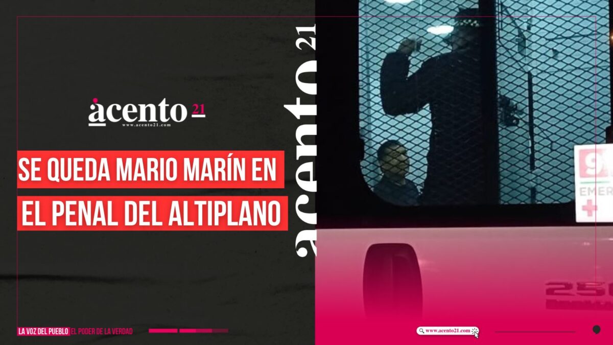 Se queda Mario Marín en el penal del Altiplano