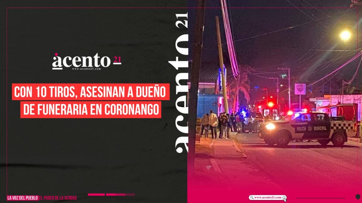 Con 10 tiros, asesinan a dueño de funeraria en Coronango