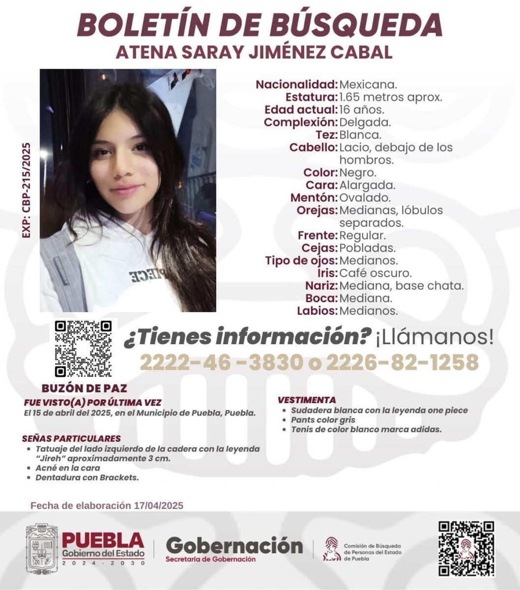 En una semana, desaparecen tres menores y un hombre en Puebla