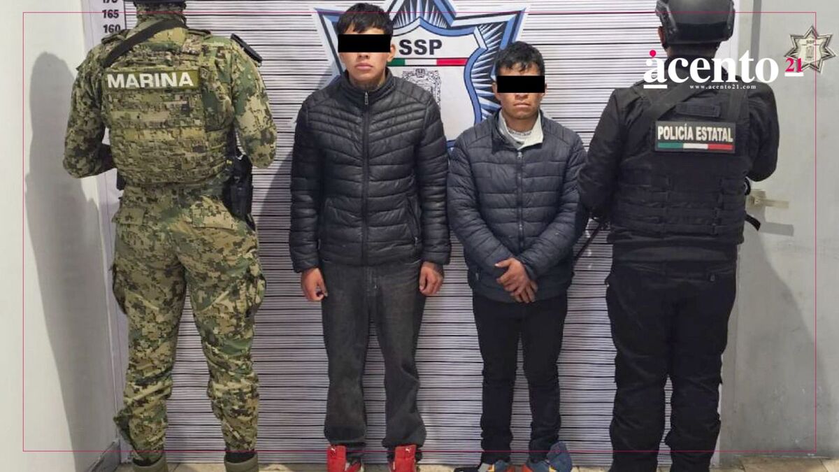 Detienen a dos huachigaseros que operaban en Puebla y Texmelucan