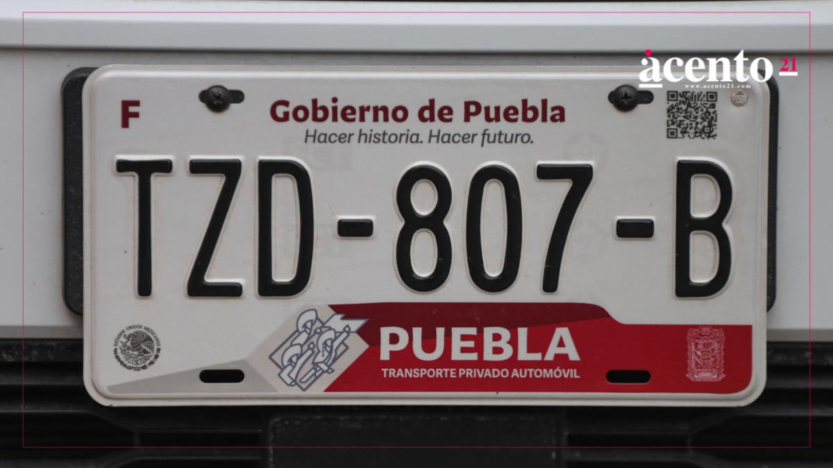 Lanzan licitación para adquirir nuevas placas en Puebla